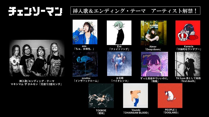 鏈鋸人主題曲解禁圖